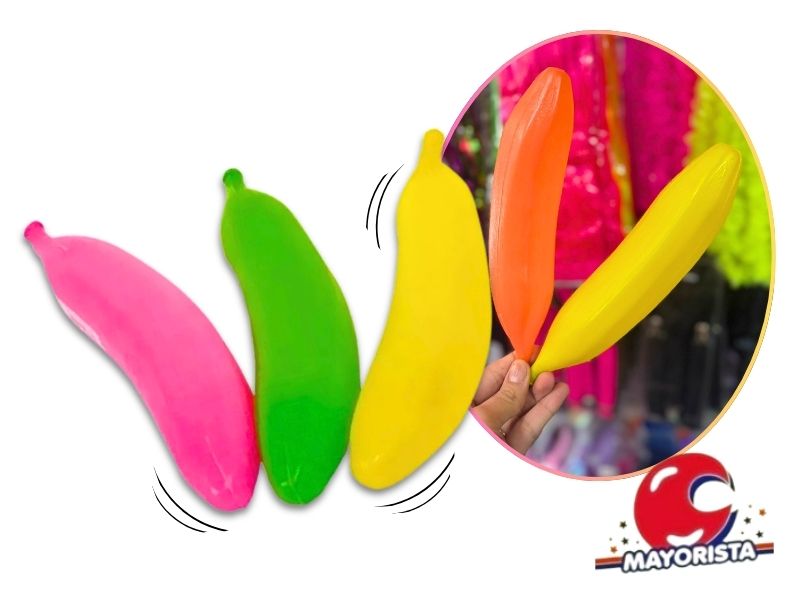 MARACA X 1 BANANA FLUO - VIVES/SUC