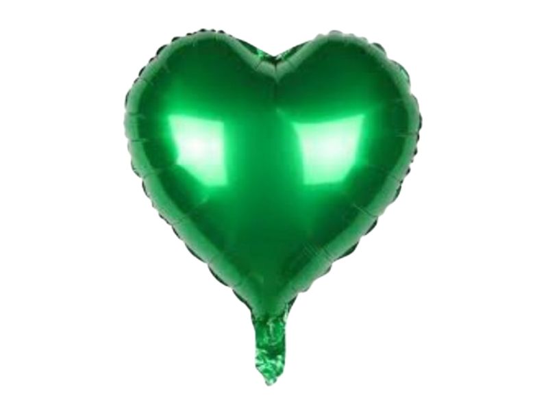 GLOBO MYLAR 18 CORAZON VERDE (Y1385-1265) ERIK