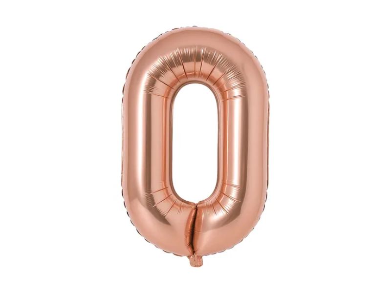 GLOBO MYLAR N 0 ROSE GOLD 16 - CADENACI