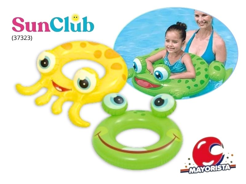 INFLABLE ARO SALVAVIDAS 50 CM C/OJOS (37323) SUN CLUB