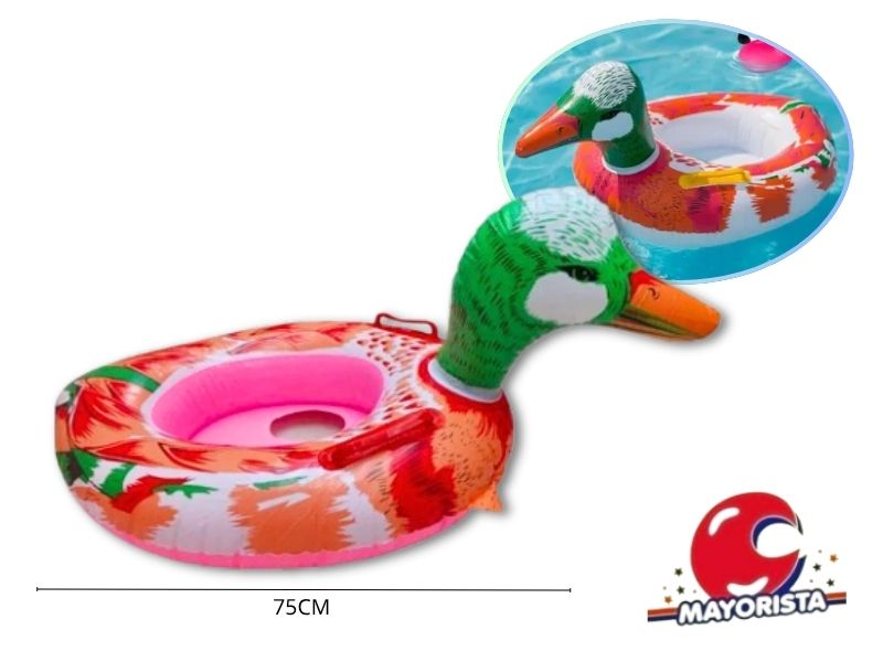 INFLABLE BOTE PATO 75CM SAN LI TOYS (DD-9352/INFA001) - SOL