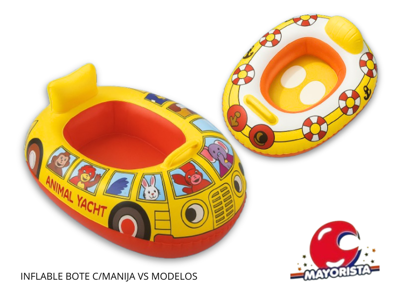INFLABLE BOTE C/MANIJA VS MODELOS SAN LI TOYS (DD80451/INFA007) - SOL
