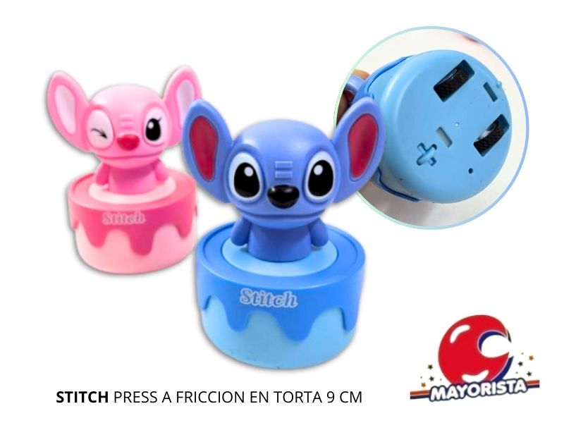 STITCH PRESS A FRICCION EN TORTA 9 CM - SOL