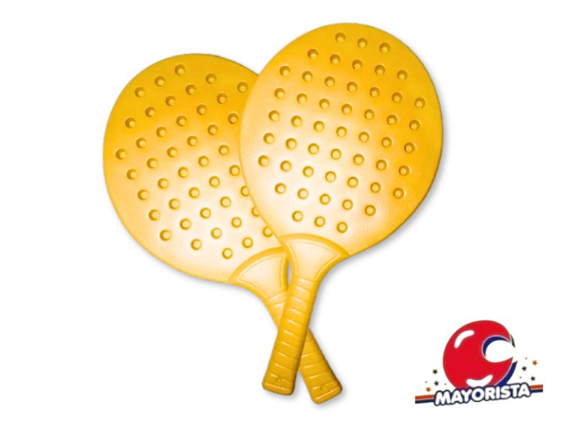 PALETAS DE PADDLE PLASTICO 40 CM EN RED (Z303) RECKO