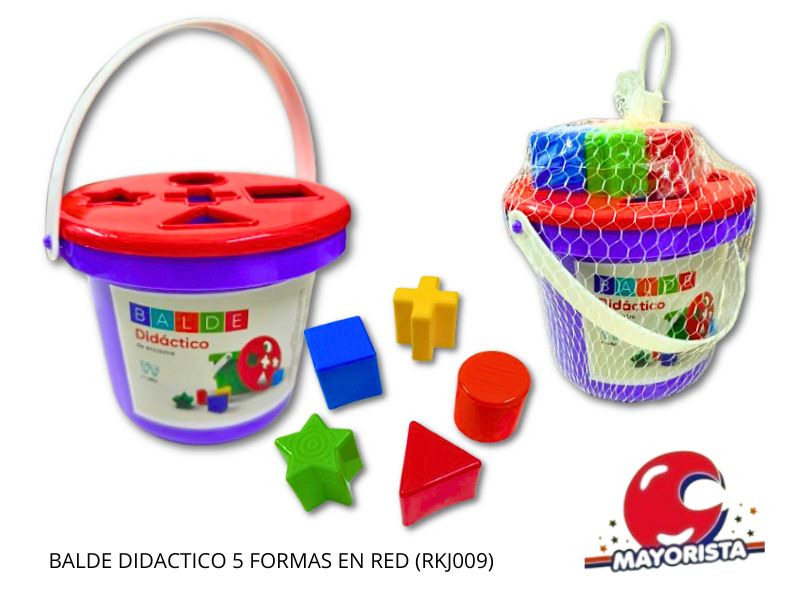 BALDE DIDACTICO 5 FORMAS EN RED (RKJ009) RECKO