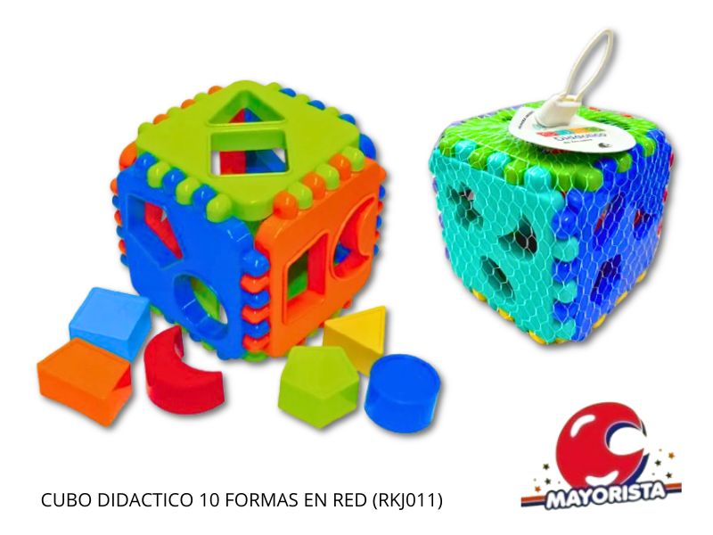 CUBO DIDACTICO 10 FORMAS EN RED (RKJ011) RECKO
