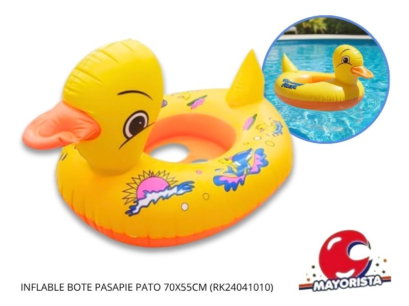INFLABLE BOTE PASAPIE PATO 70X55CM (RK24041010) RECKO