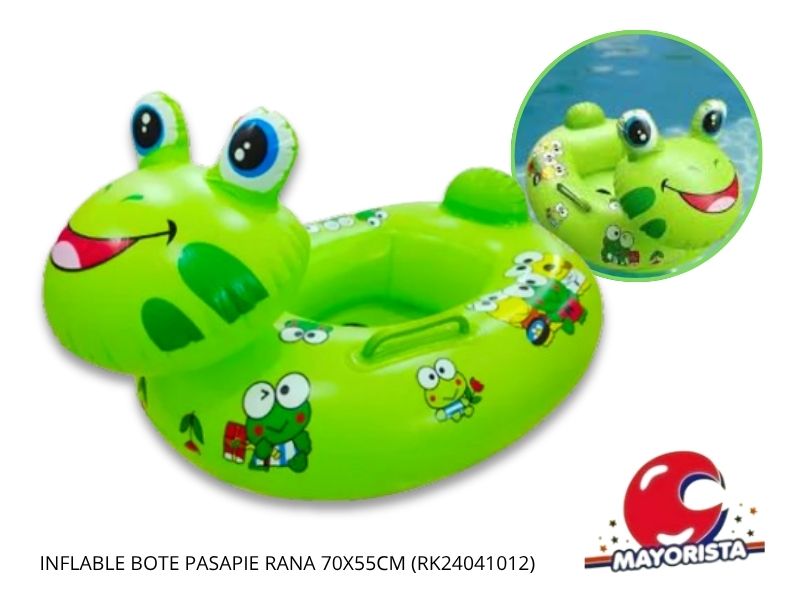 INFLABLE BOTE PASAPIE RANA 70X55CM (RK24041012) RECKO