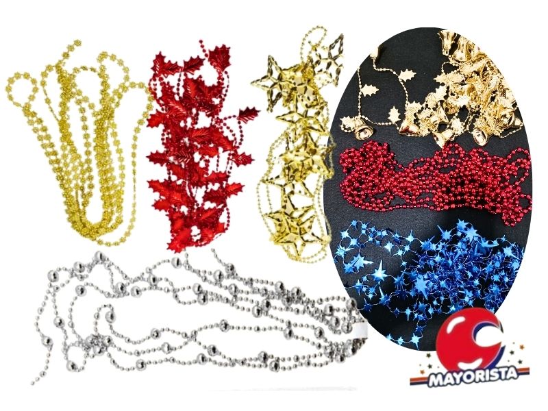 ADORNO CADENA VS MODELOS - DECO NAVIDAD
