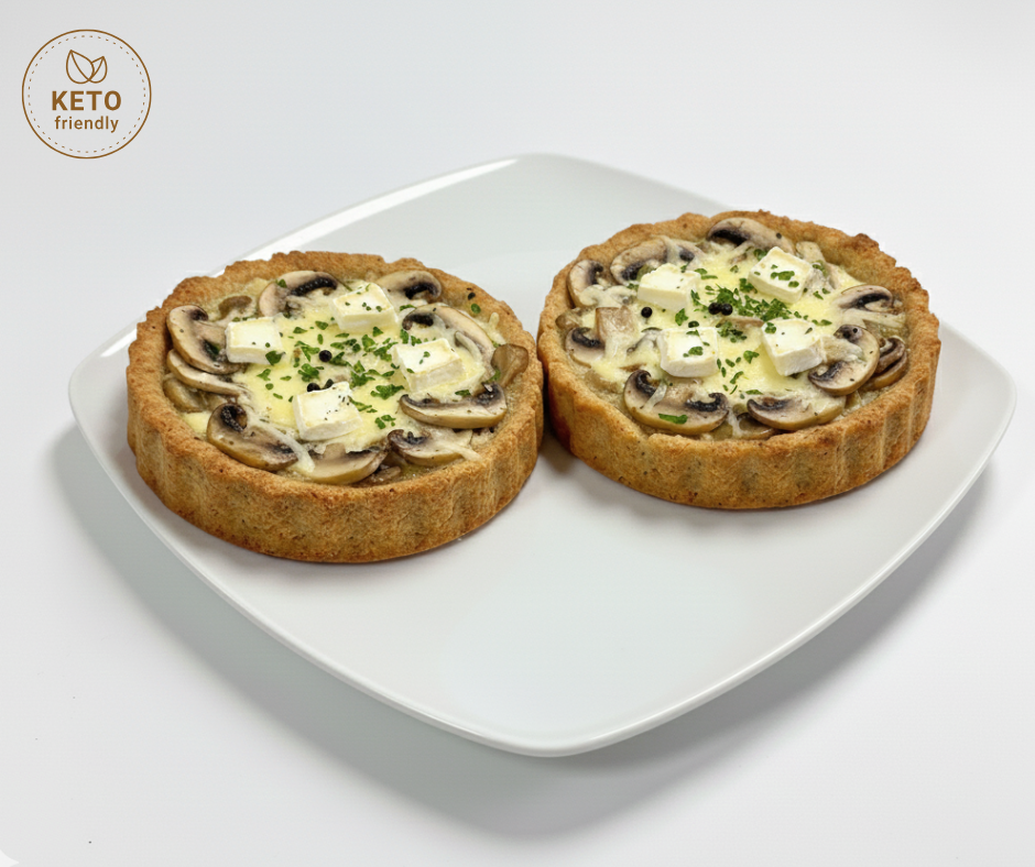 Tarta de Champiñones con Queso - COECO