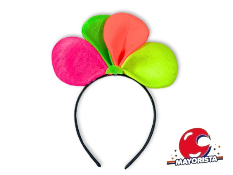 VINCHA FORRADA CON FLOR 4 PETALOS (524) SCRAFT