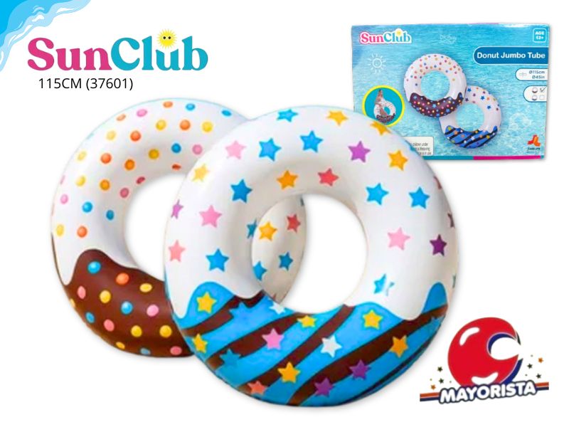 INFLABLE ARO SALVAVIDAS 115 CM DONA EN CAJA (37601) SUN CLUB