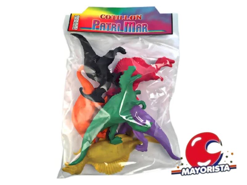 DINOSAURIOS X6 GRANDES 18CM (0041) PATRIMAR