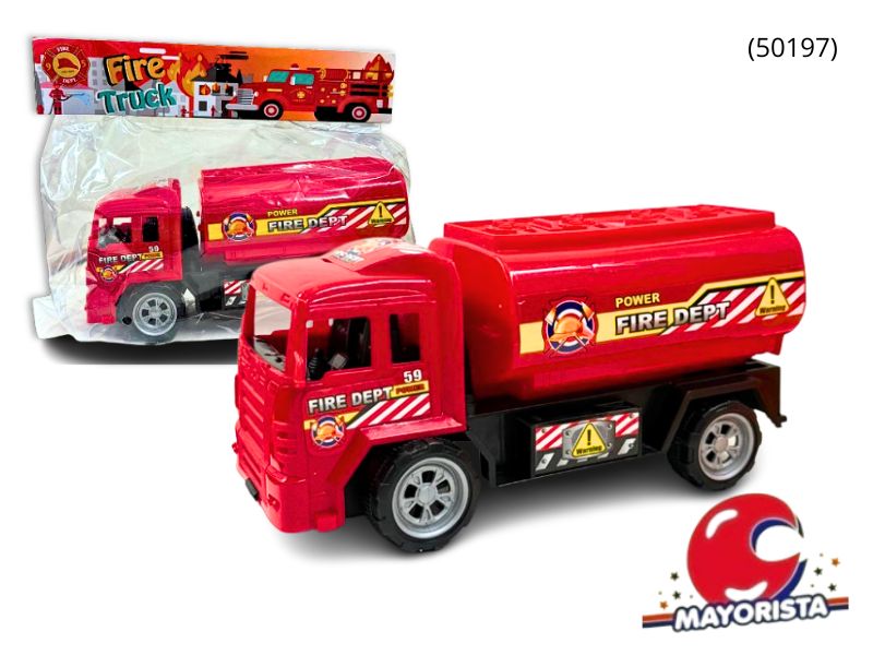 CAMION BOMBERO EN BOLSA 21X10 (50197) KADA