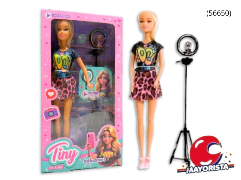 MUNECA TINY INFLUENCER CAJA 32X17 (56650) KADA