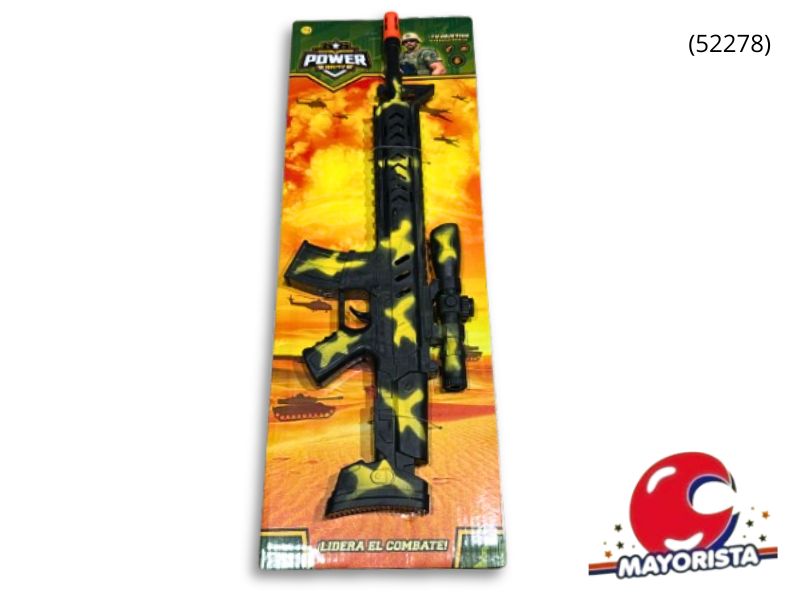 AMETRALLADORA CAMUFLADA BLISTER 49X17 (52278) KADA
