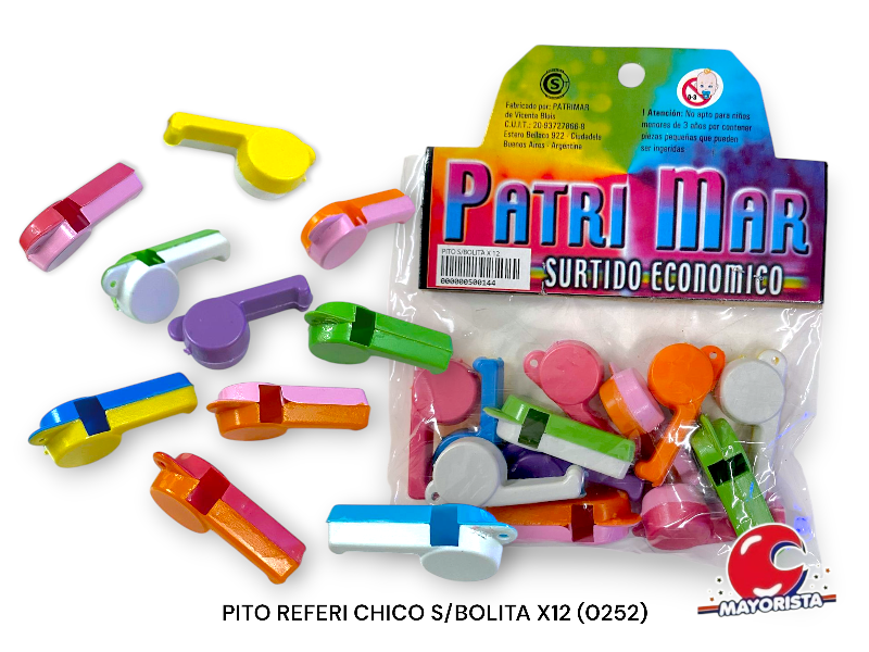 SILBATO REFERI CHICO S/BOLITA X12 (0252) PATRIMAR