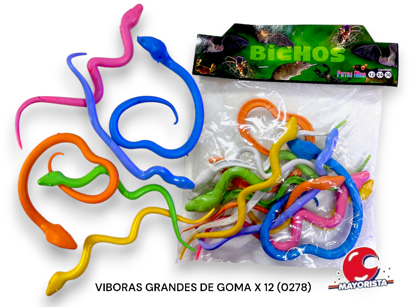 VIBORAS GIGANTES X 6 (0336) PATRIMAR