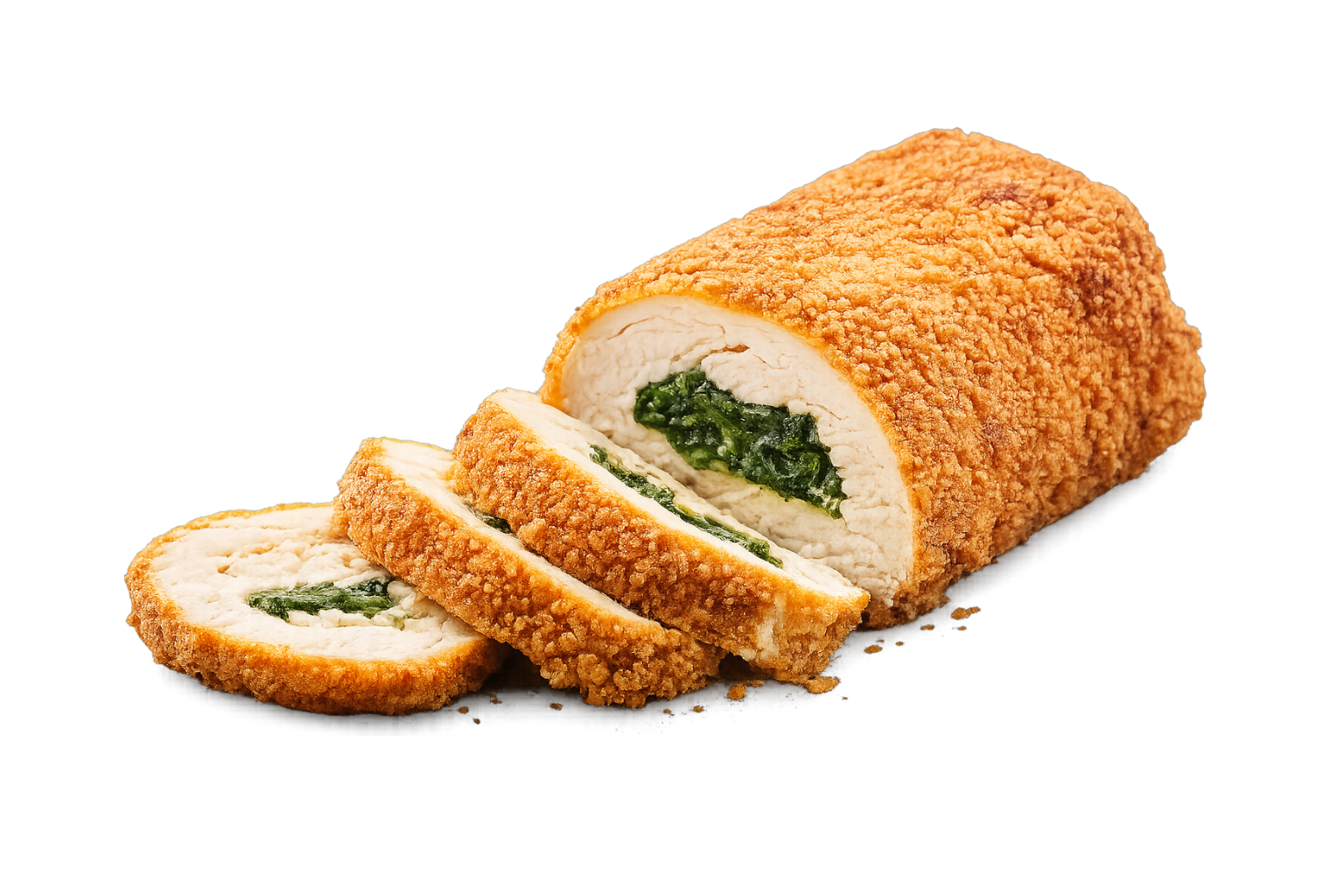 BASTONES DE POLLO, ESPINACA Y QUESO