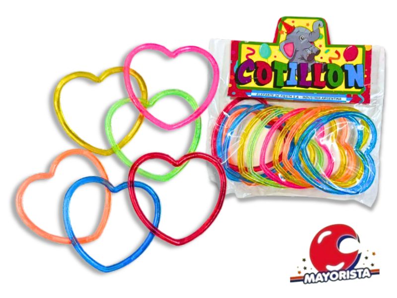 PULSERA X 12 CORAZON (254) ELE COTILLON