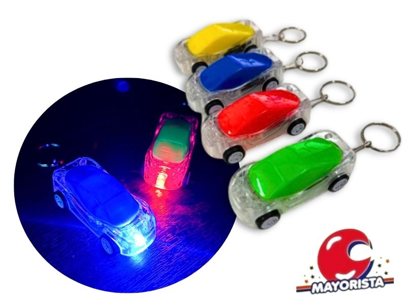 LLAVERO C/LUZ AUTO DEPORTIVO X1 (ZLE-CLP-54-01) ERIK