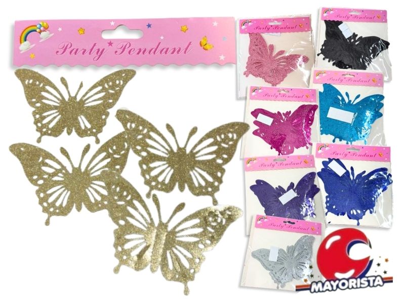 MARIPOSAS X 6 CON GIBRE (ILC-Y172) LCOST