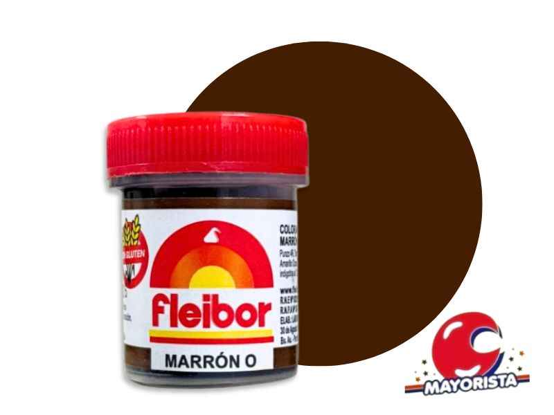 COLORANTE EN PASTA MARRON (O) 15 GRS X1 - FLEIBOR