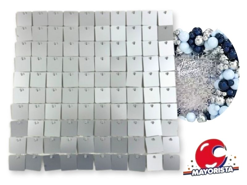 PANEL SHIMMER WALL PLATA MATE 30X30 (YJ0007) YJ IMPORT