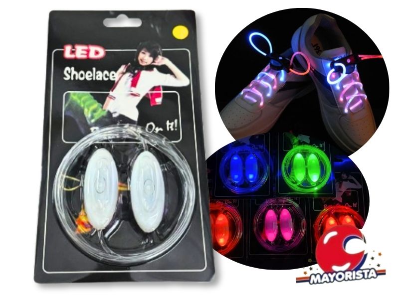 CORDONES LUMINOSOS X2 80CM (YJ0811) YJ IMPORT