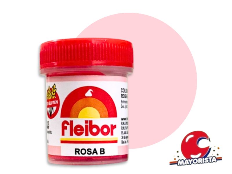 COLORANTE EN PASTA ROSA (B) 15 GRS X1 - FLEIBOR