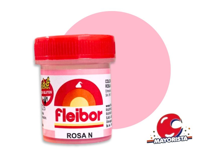COLORANTE EN PASTA ROSA (N) 15 GRS X1 - FLEIBOR