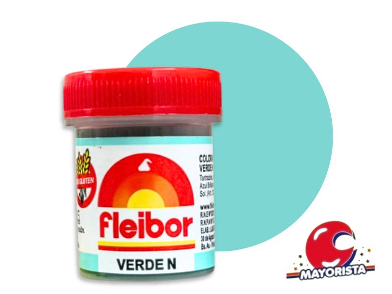 COLORANTE EN PASTA VERDE (N) 15 GRS X1 - FLEIBOR