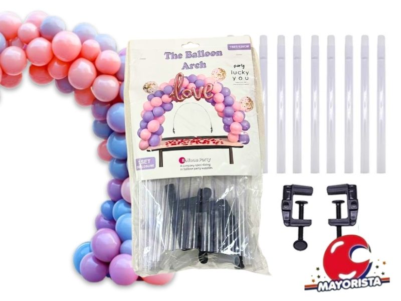 SET SOPORTE ARCO DE GLOBOS 120CM (ZLE-PLI-03-01) ERIK