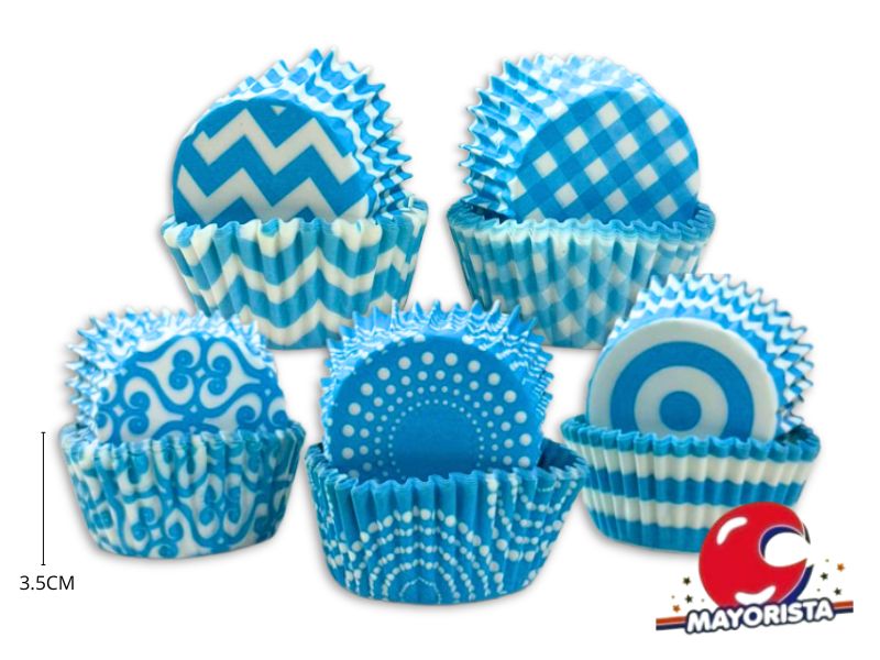 PIROTINES N 10 X 25 SURTIDO CELESTE (CONVIDA)