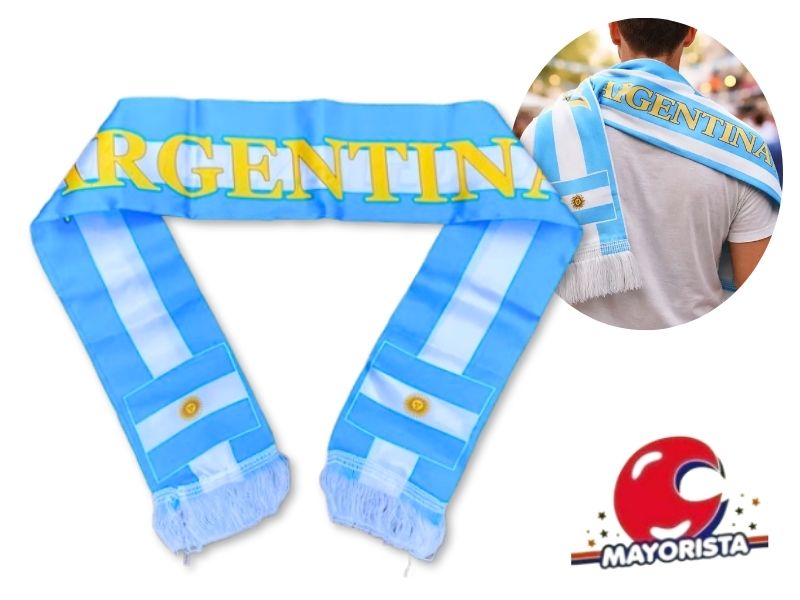 BUFANDA ARGENTINA TELA SATEN BRILLOSA 14X130CM (YJ0849) YJ IMPORT