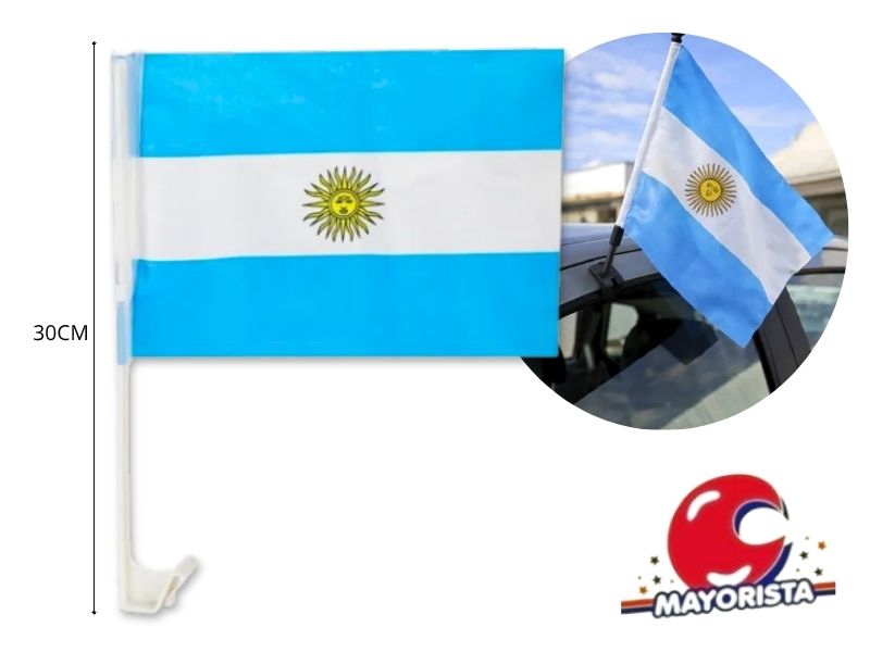 BANDERA PARA AUTO 30X20 (3010) CADENACI