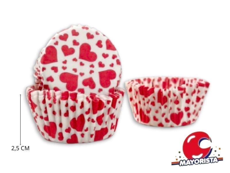 PIROTINES N 8 X 25 CORAZONES (CONVIDA)