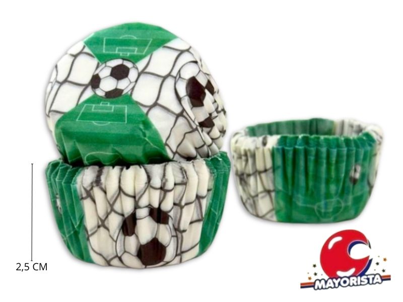 PIROTINES N 8 X 25 FUTBOL VERDE (CONVIDA)