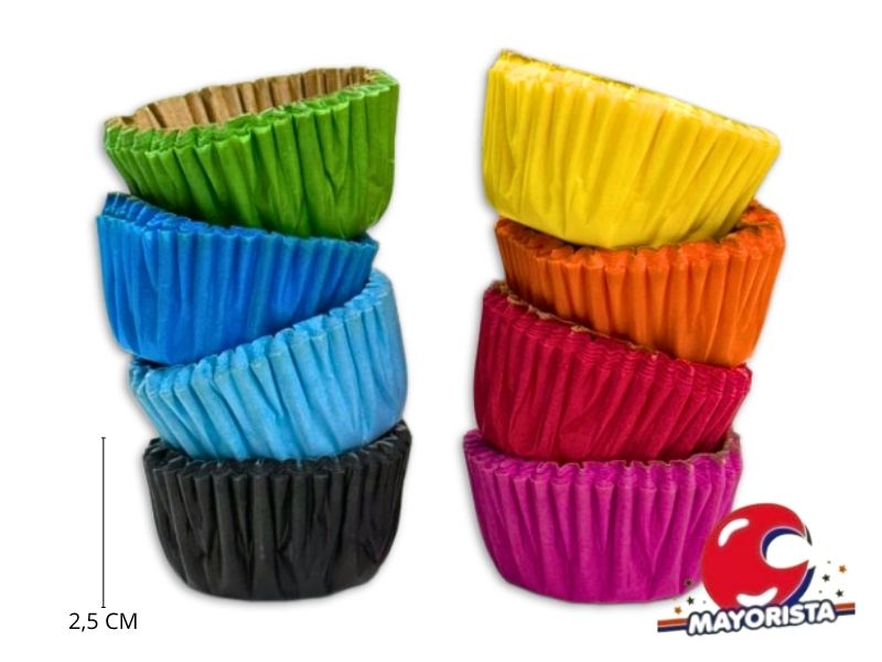 PIROTINES N 8 X 25 LISO VS COLORES (CONVIDA)