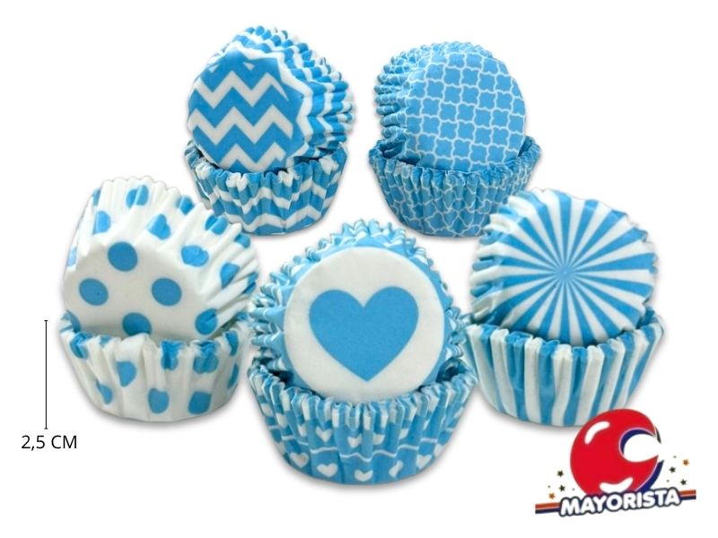 PIROTINES N 8 X 25 SURTIDO CELESTE (CONVIDA)