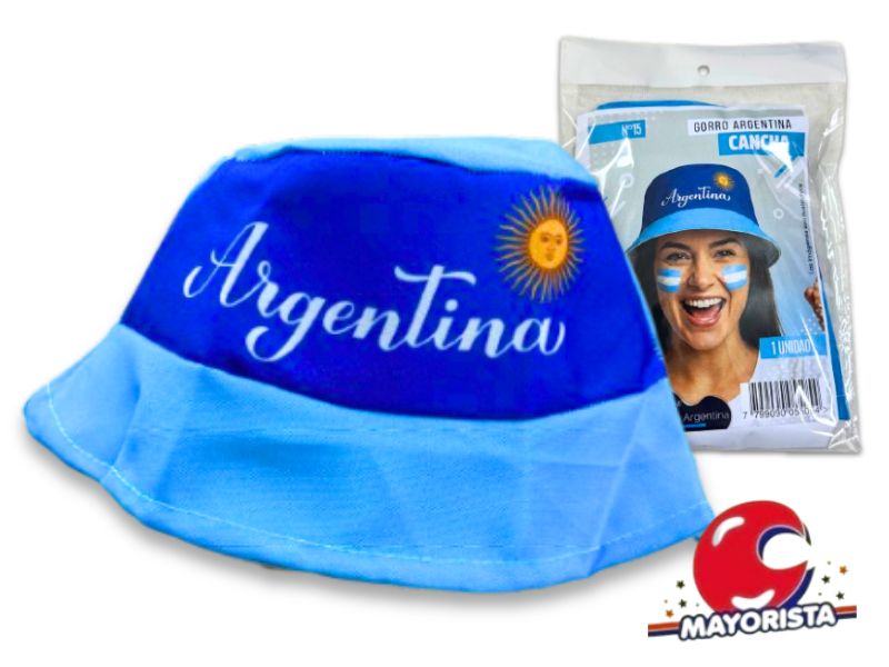 GORRO ARGENTINA CANCHA N15 POLIESTER (10229) TRIES