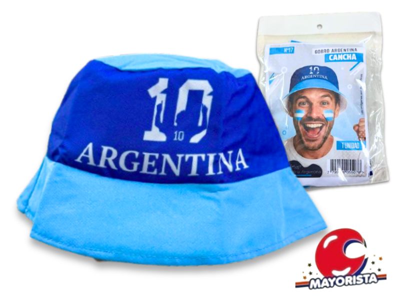 GORRO ARGENTINA CANCHA N17 POLIESTER (10231) TRIES