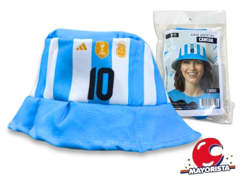 GORRO ARGENTINA CANCHA N25 POLIESTER (10239) TRIES