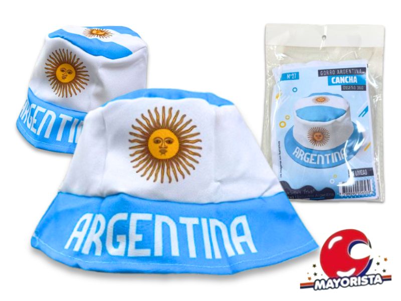 GORRO ARGENTINA CANCHA N27 POLIESTER (10241) TRIES