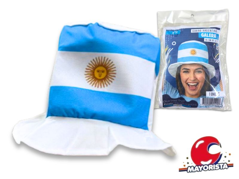 GORRO ARGENTINA GALERA N37 POLIESTER (10251) TRIES