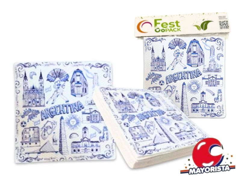 SERVILLETA PATRIA X 20 UDS 17X17 (91401) OTERO