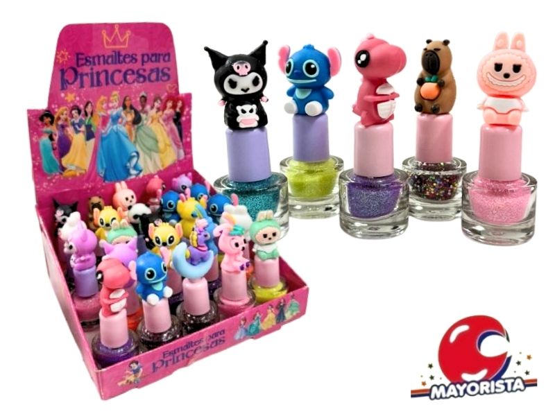 FRASCO GLITER Y GIBRE CON MUNEQUITO GOMA (10253) STILO