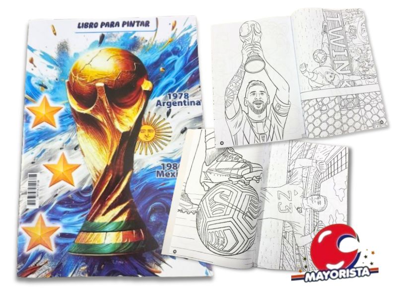 LIBRITO PARA COLOREAR ARGENTINA MUNDIAL (TIA)