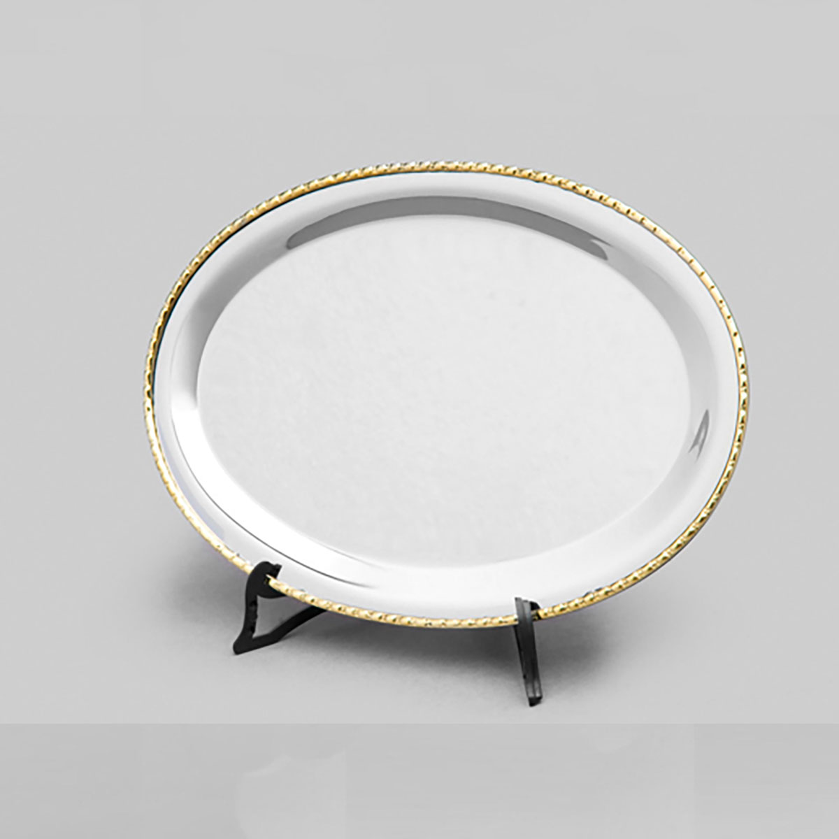 Bandeja Oval 150X220mm Moldura Perle 