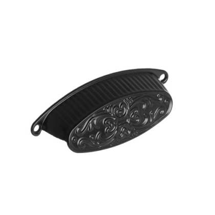 CUBETA OVAL CON FILETE NEGRO